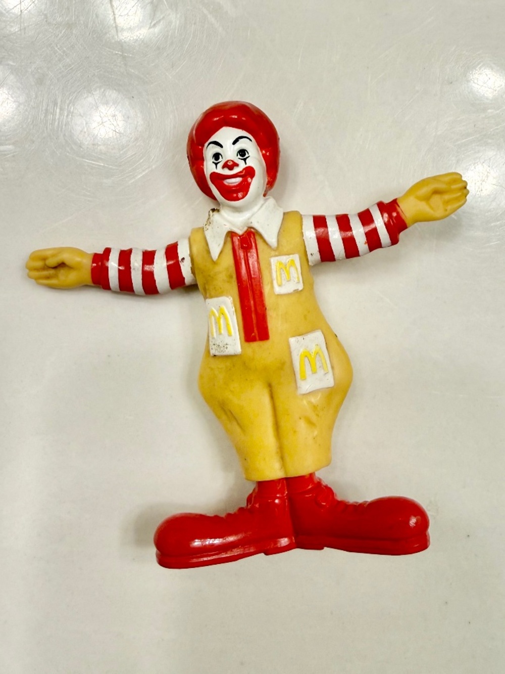 🎉 Vintage 1995  McDonald’s Red & Yellow Clown Figurine Kids Toy